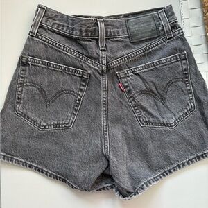 Levi's Gray Jean Shorts
